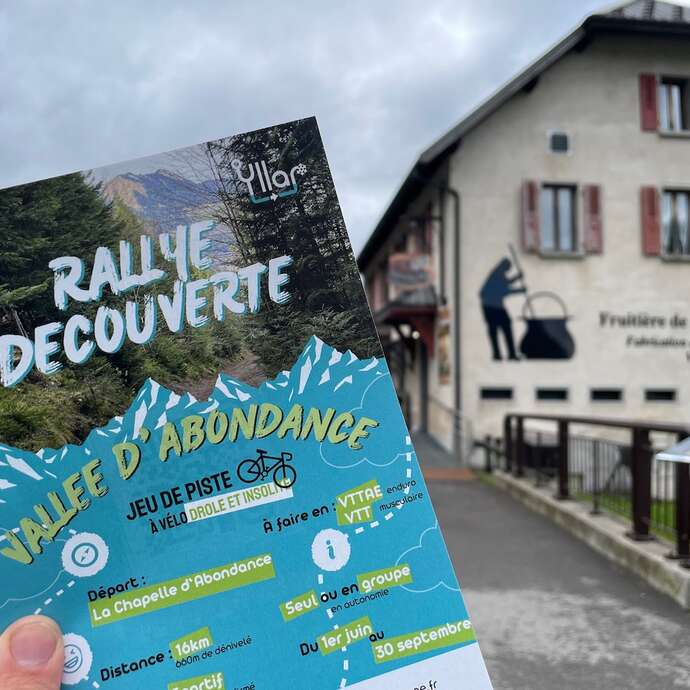 Mountain bike rally in the Abondance valley