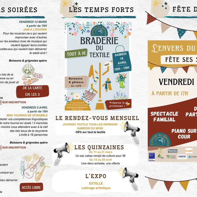 L'envers du Grenier fête ses 2 ans