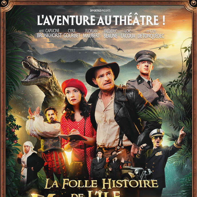 Théâtre - La folle histoire de l’île mystérieuse