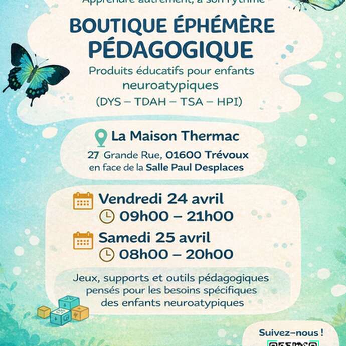 Expo : Boutique éphémère pédagogique