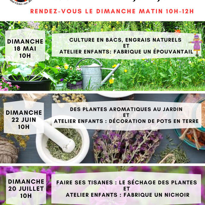 Atelier au jardin partagé Atelier au jardin partagé