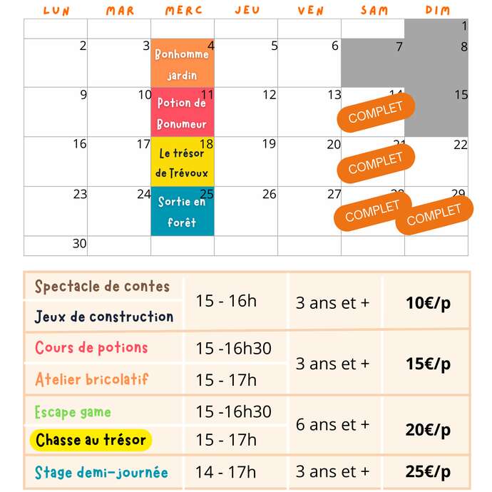 Animations l'Imaginarium en juin