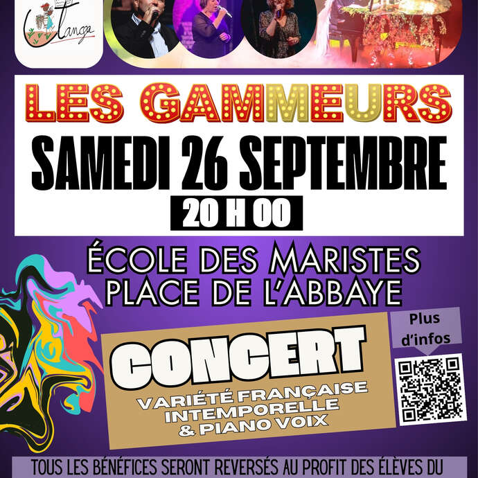 Les GAMmEuRs concert caritatif pour l'enfance au Congo