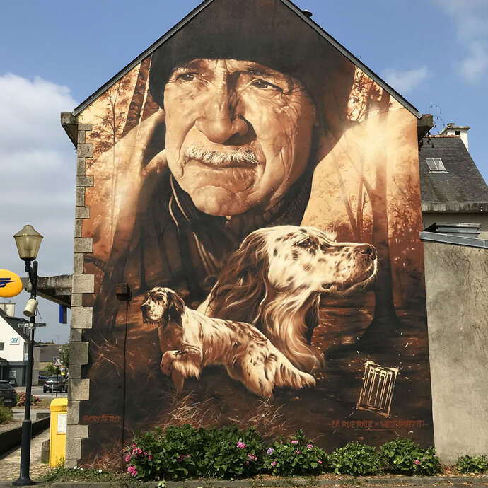 Fresque de l'artiste AERO