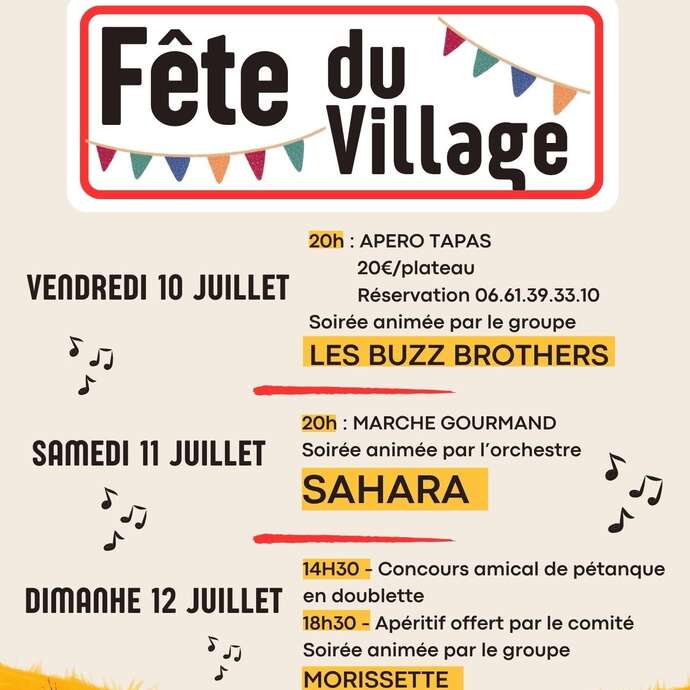 Fête du village de "Villebrumier"