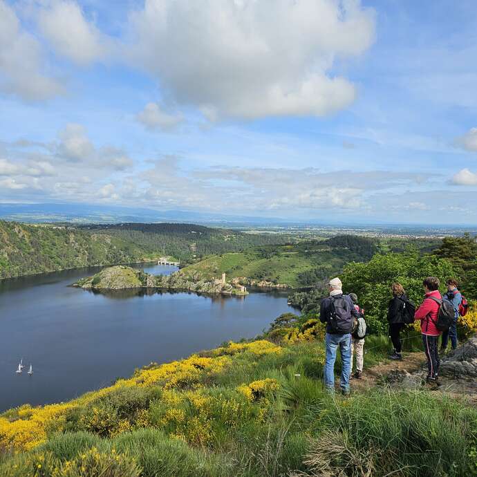 PR5 - La réserve des Gorges de la Loire, sentier pédagogique nord