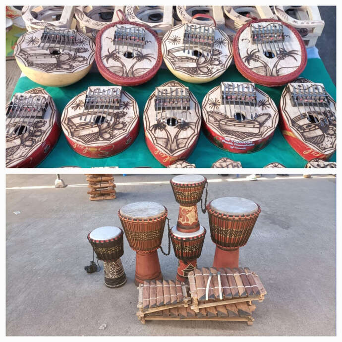 Exposition " Instrument d'Afrique " par Issaka Compaoré