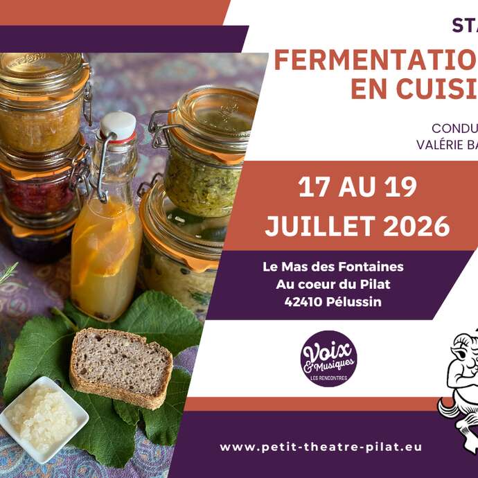 Stage Fermentations en cuisine - Voix & Musiques 2026