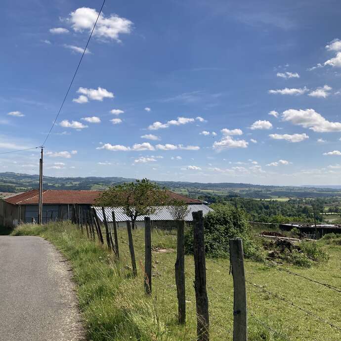 Sentier piétonnier Chazelles-sur-Lyon / Saint-Symphorien-sur-Coise par Hurongues