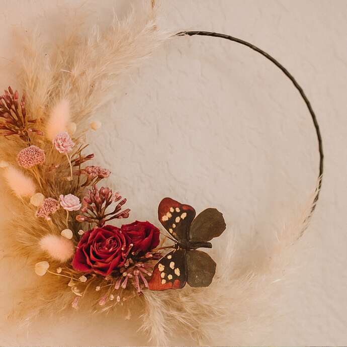 Atelier art floral ado adulte - Cercle fleuri d'hiver