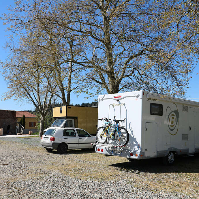 Aire de services de camping-car