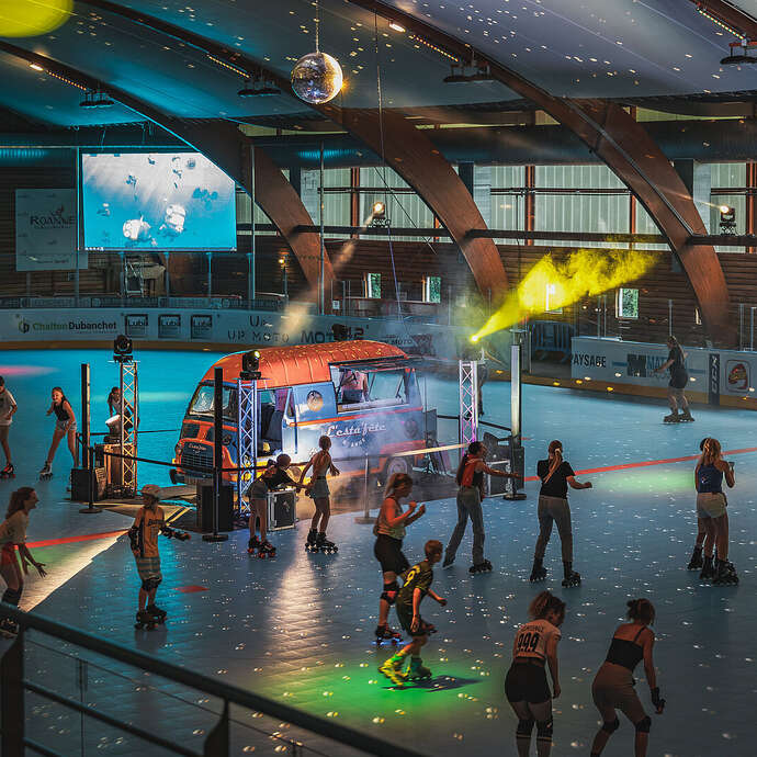 Soirée closing roller party