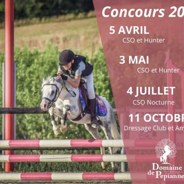 Concours CSO et Hunter au Domaine de Pépianne