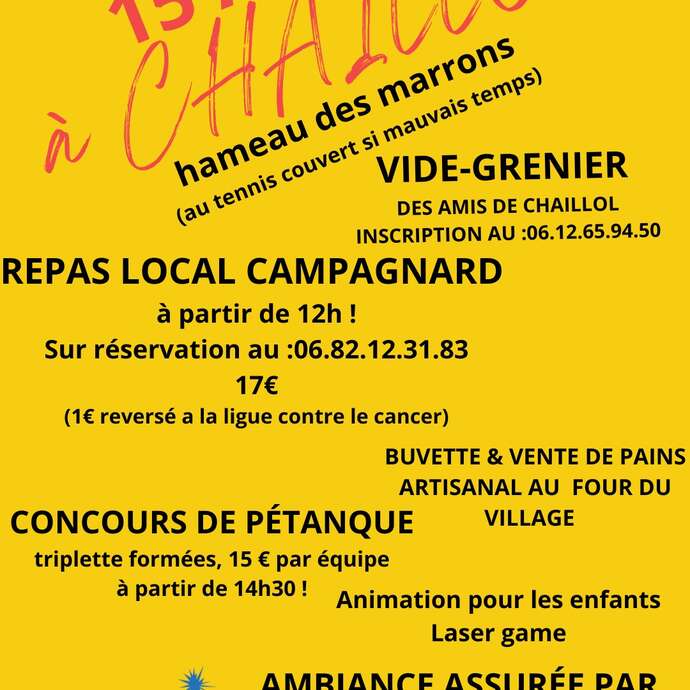 Fête votive du 15 août de Chaillol