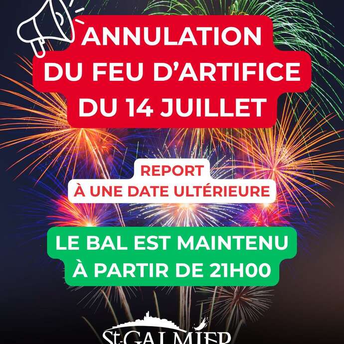 ANNULE -  Feu d'artifice