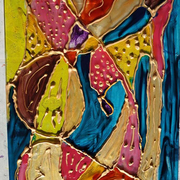 Atelier peinture sur verre