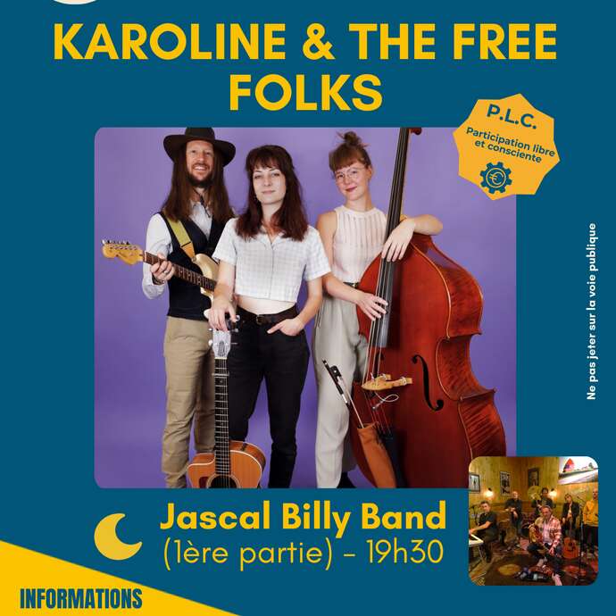 Concert : Karoline & the Free Folks et Jascal Billy Band (1ère partie)