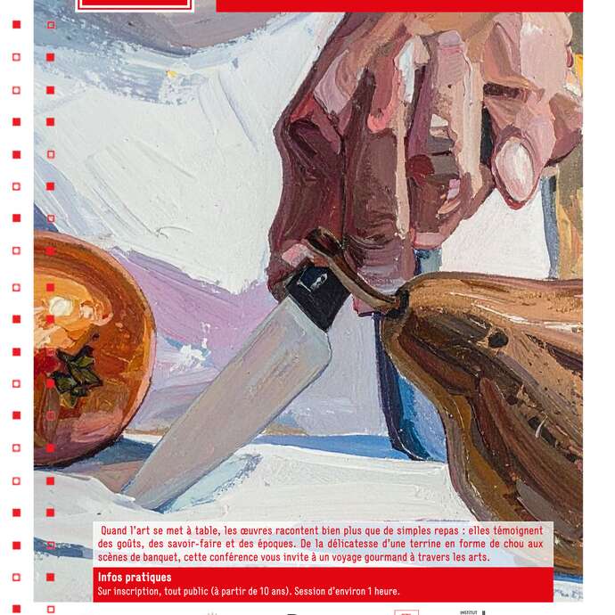 Conférence - Quand l'art se met à table : à la croisée du goût et du regard.