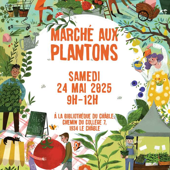 Marché aux plantons