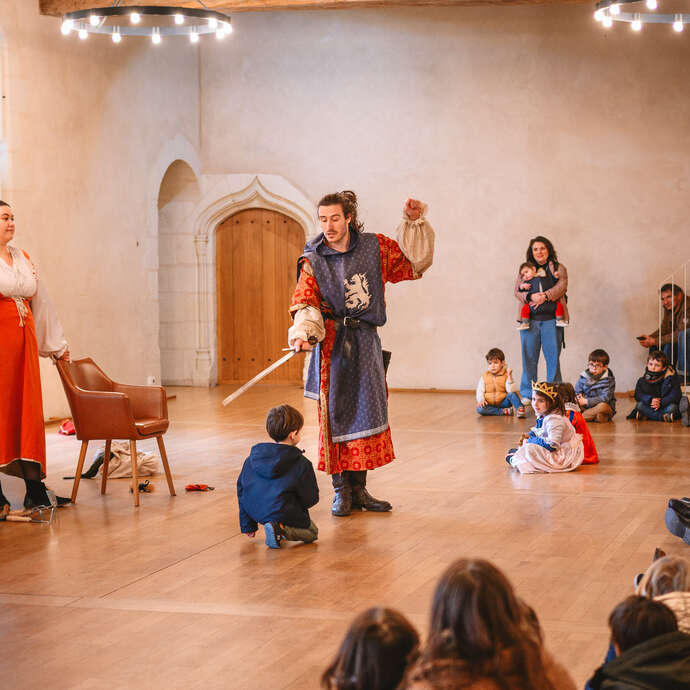 Visite des princesses et des chevaliers