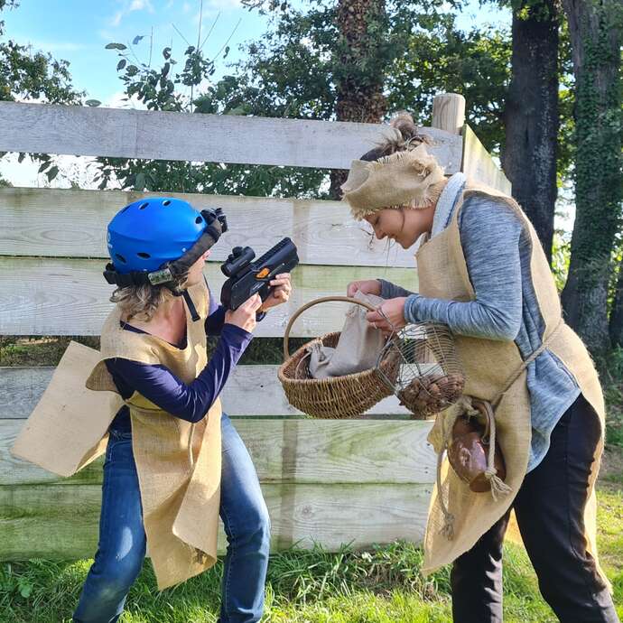 Lasergame féodal - Défends ta récolte