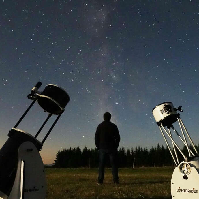 Observation des étoiles aux télescopes