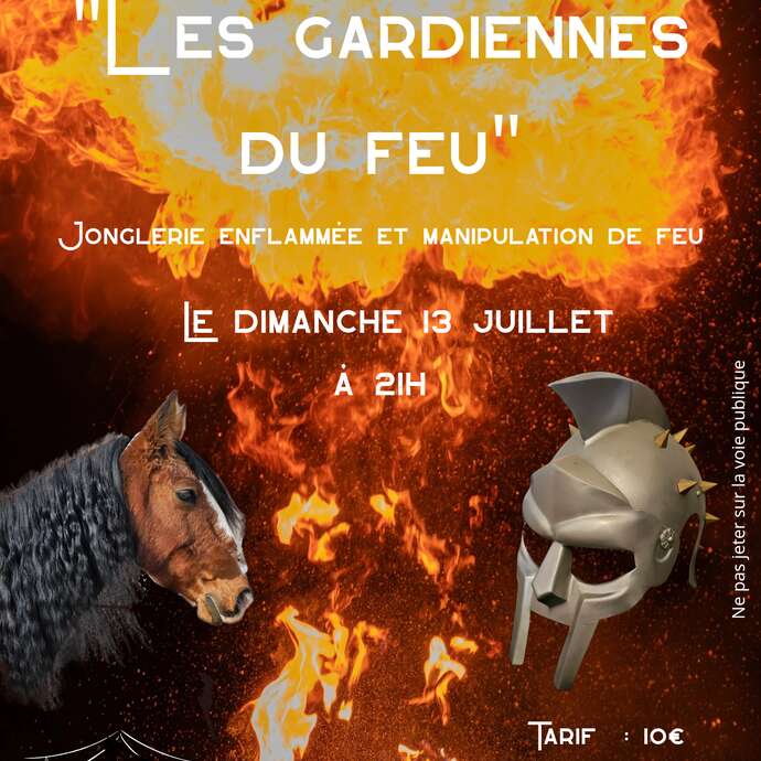Spectacle de feu "Les Gardiennes du feu"