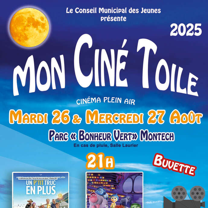 Ciné Plein Air à Montech " Vice Versa 2"