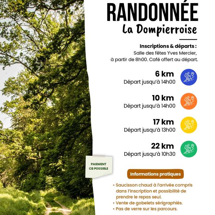 Randonnée pédestre : La Dompierroise