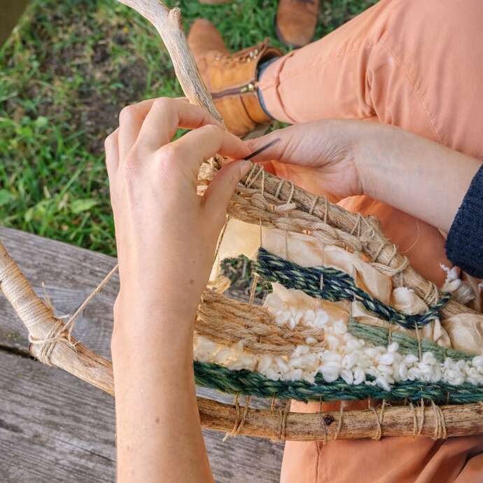 Tisser avec la nature avec Béatrice Bégon - Atelier