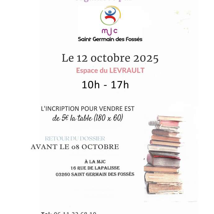 Bourse aux Livres de la MJC