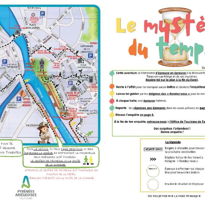 Le Jeu de Piste de l'Office de Tourisme "Le mystère du temps"