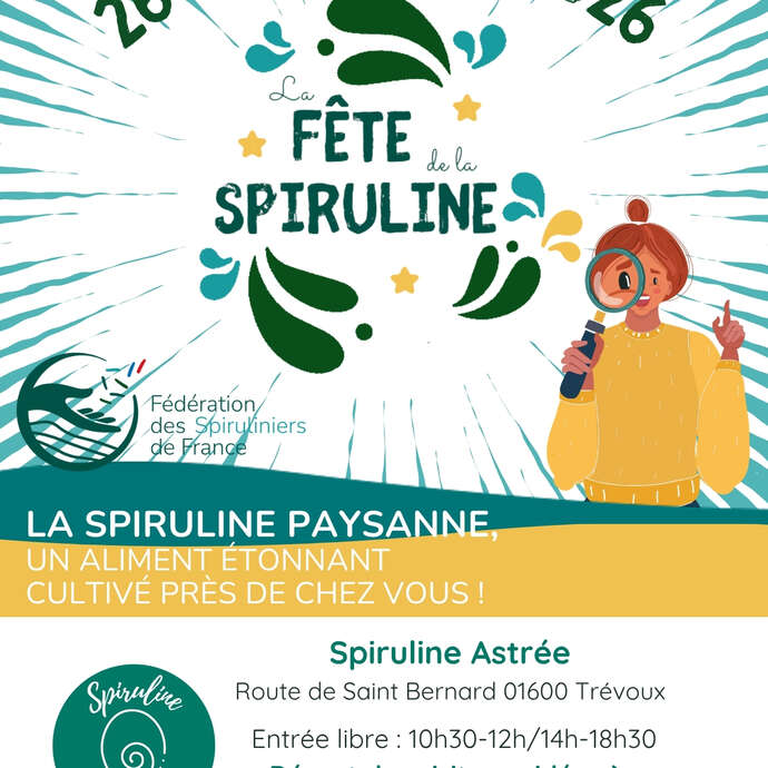 Fête de la spiruline x Spiruline Astrée