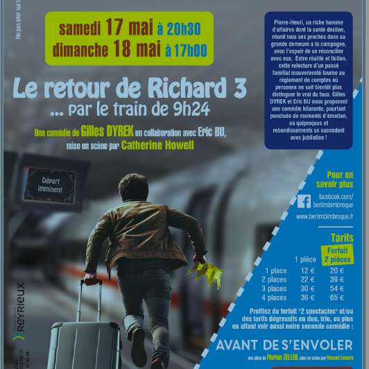 Théâtre : Le retour de Richard par le train de 9h24