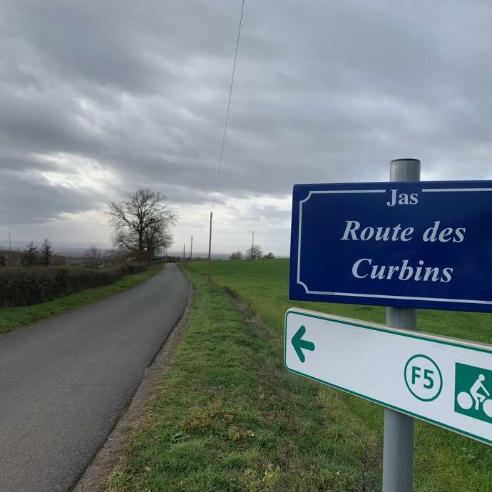 Boucle cyclable F5 : sur la route du Monorail à vélo : Feurs / Panissières