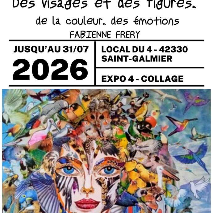 Exposition Fabienne FRERY - Des visages et des figures, de la couleur, des émotions