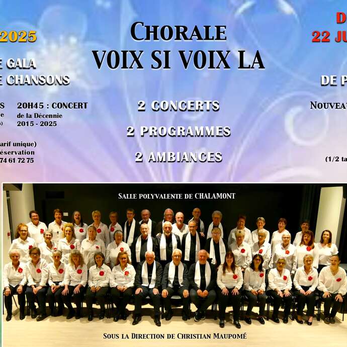 Concerts de la Chorale Voix Si Voix La