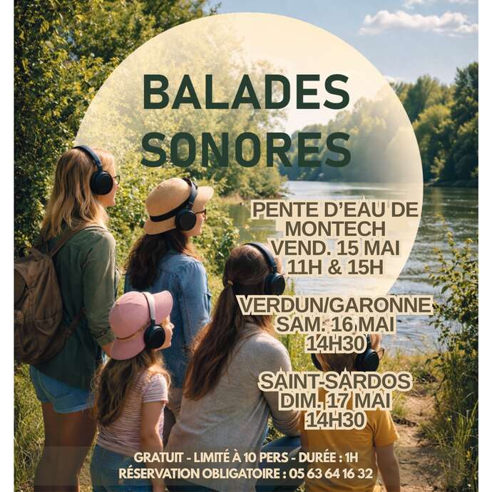 Balade Sonore à la Pente d'eau de Montech