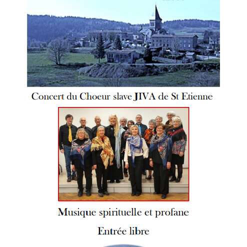 Concert du chœur slave Jiva de St Etienne