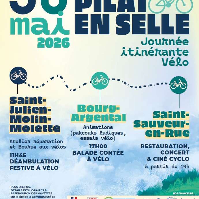 Monts Pilat en selle - Journée itinérante vélo