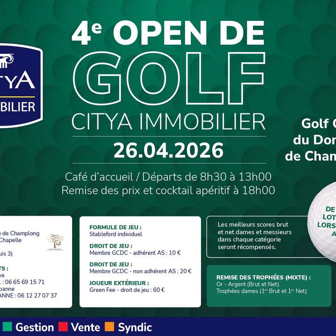 4e Open de Golf Citya Immobilier