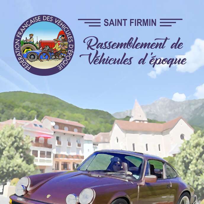 Rassemblement de véhicules d'époque