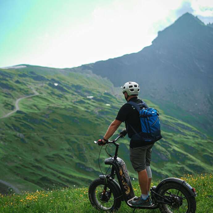 Randonnée en trottinette