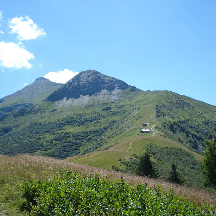 Le Mont Joly depuis Saint Nicolas de Véroce