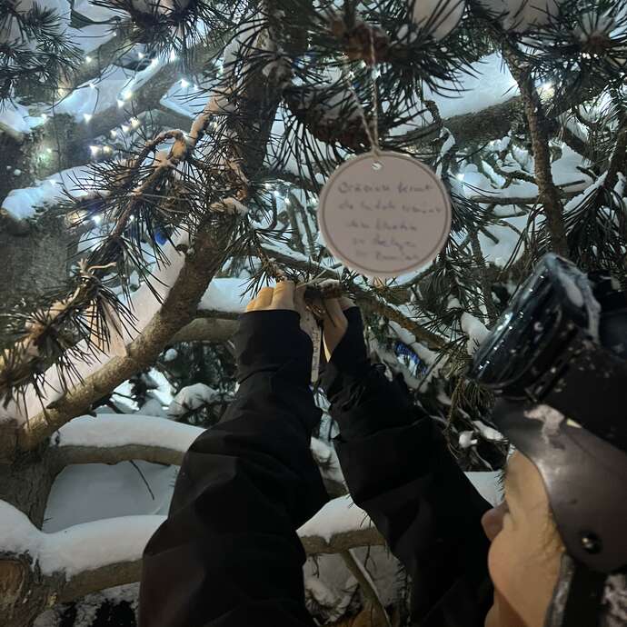 Venue du Père Noël à la patinoire