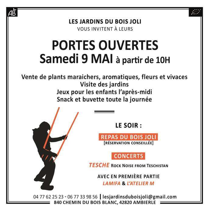 Portes Ouvertes aux  Jardins du Bois Joli