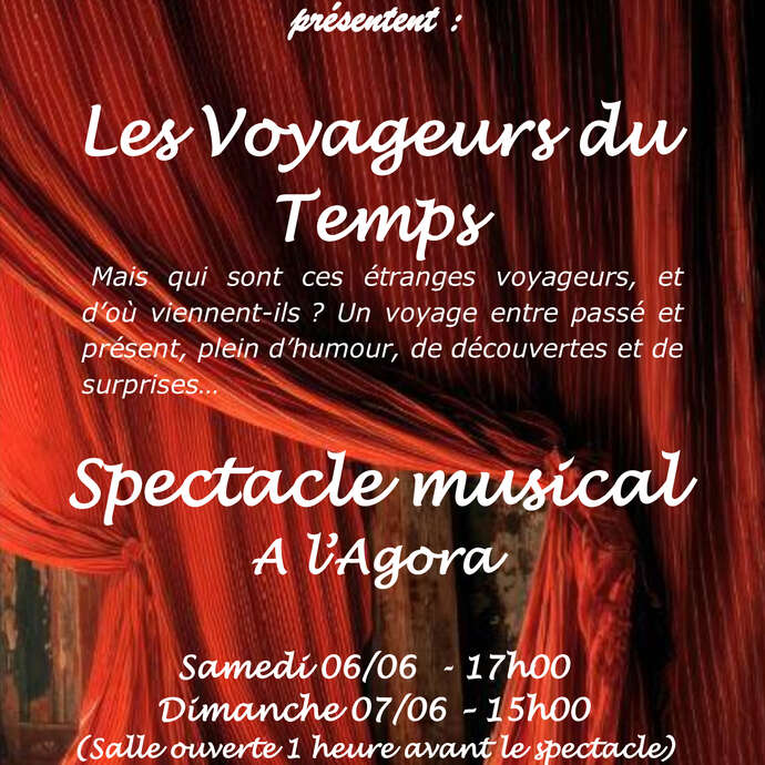 Spectacle musical "Les voyageurs du temps"