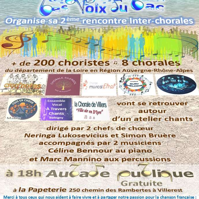 Aubade publique Rencontre inter-chorales