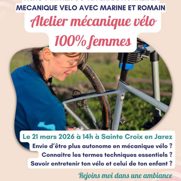 Atelier mécanique Vélo 100% Femmes