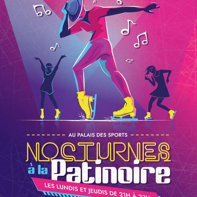 La nocturne de la patinoire !